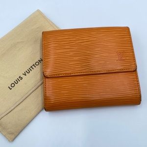 Louis Vuitton Double Snap Trifold Wallet - Flawed / As Is